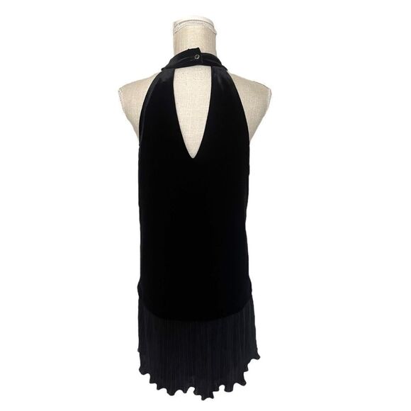 Waverly Grey Marianna Velvet Halter Dress m - Picture 4 of 14